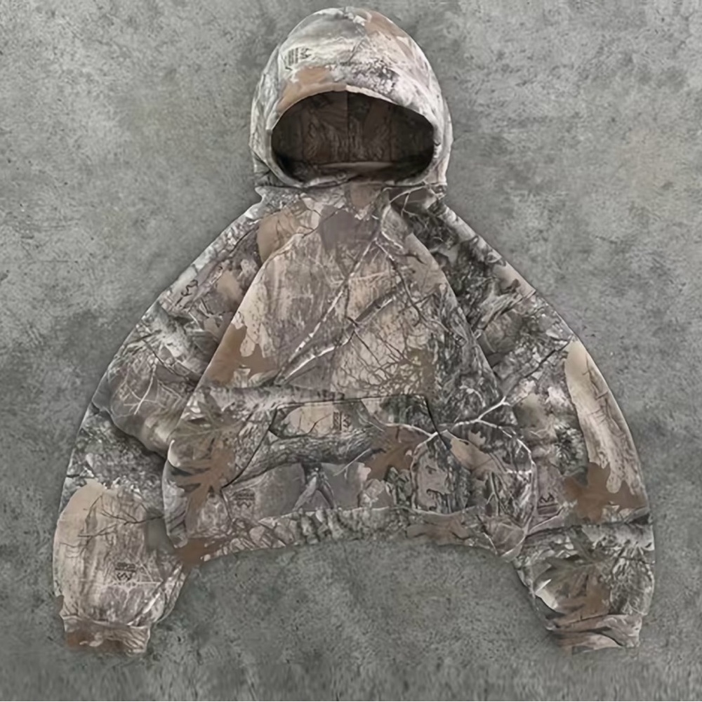 Camouflage Hooded Sweatshirt